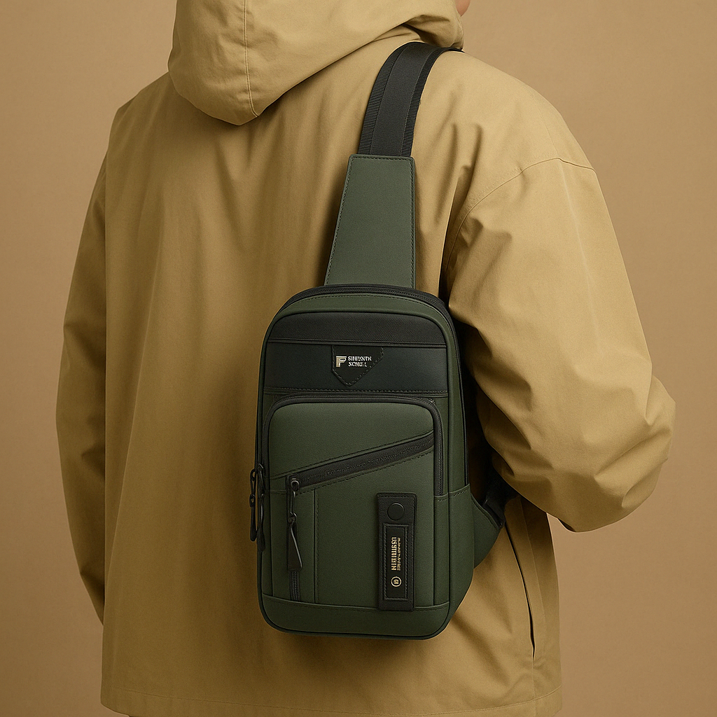 Large anti-theft messenger bag | Nathan