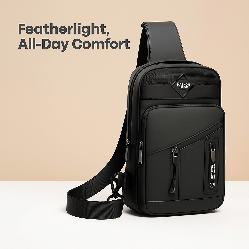 Large anti-theft messenger bag | Nathan
