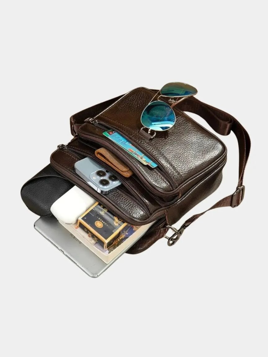 Rowan Men's Leather Crossbody Bag