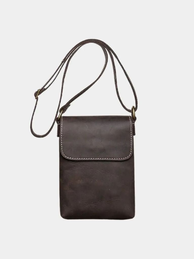 Rowan Men's Mini Leather Crossbody Bag