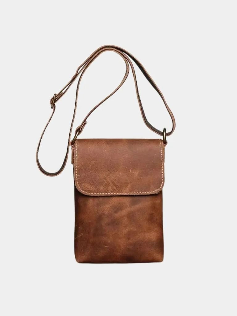 Rowan Men's Mini Leather Crossbody Bag