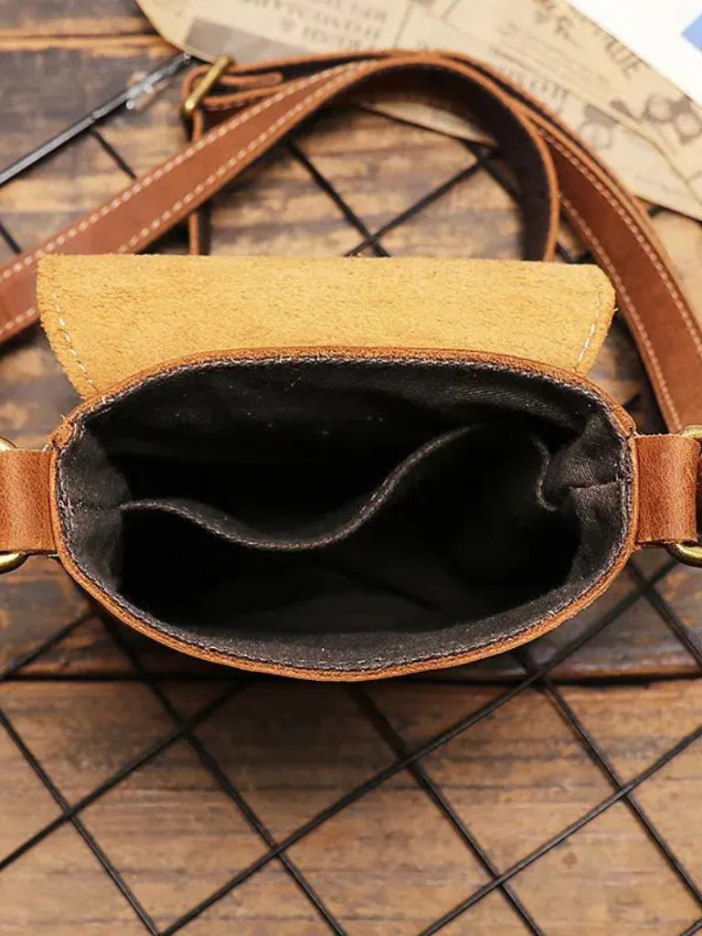 Rowan Men's Mini Leather Crossbody Bag