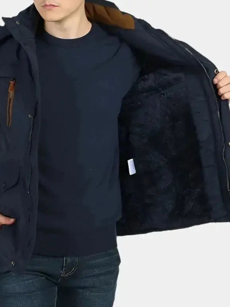 Rowan Military-Style Hooded Jacket