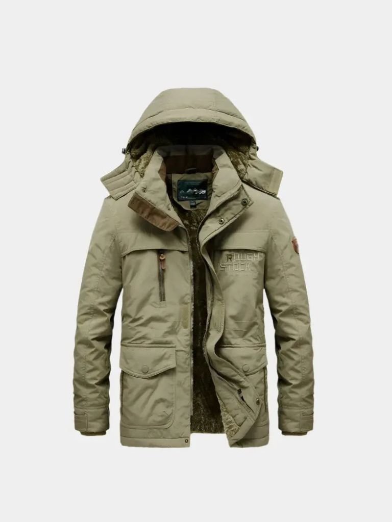 Rowan Military-Style Hooded Jacket