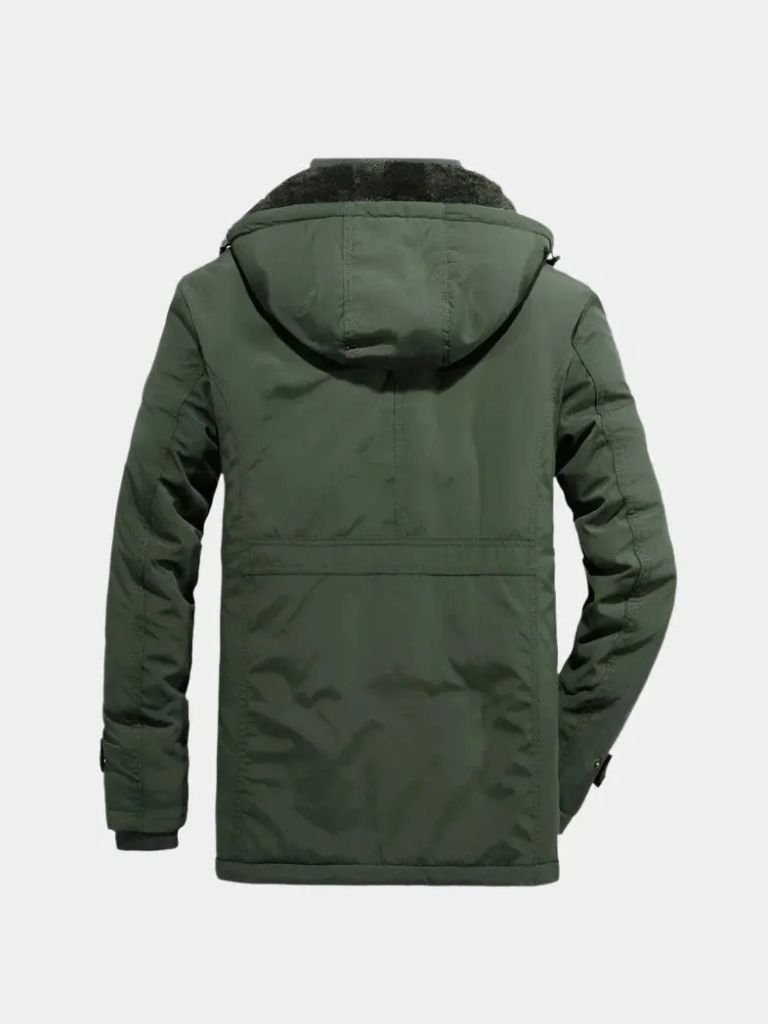 Rowan Military-Style Hooded Jacket