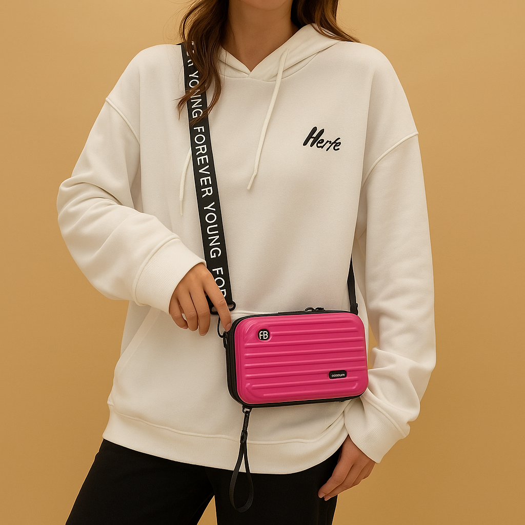 Mini suitcase crossbody bag | Harper