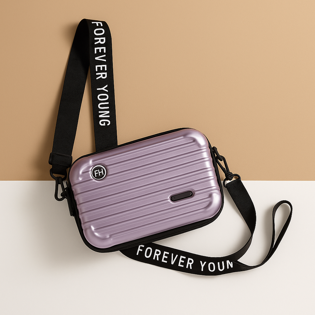 Mini suitcase crossbody bag | Harper