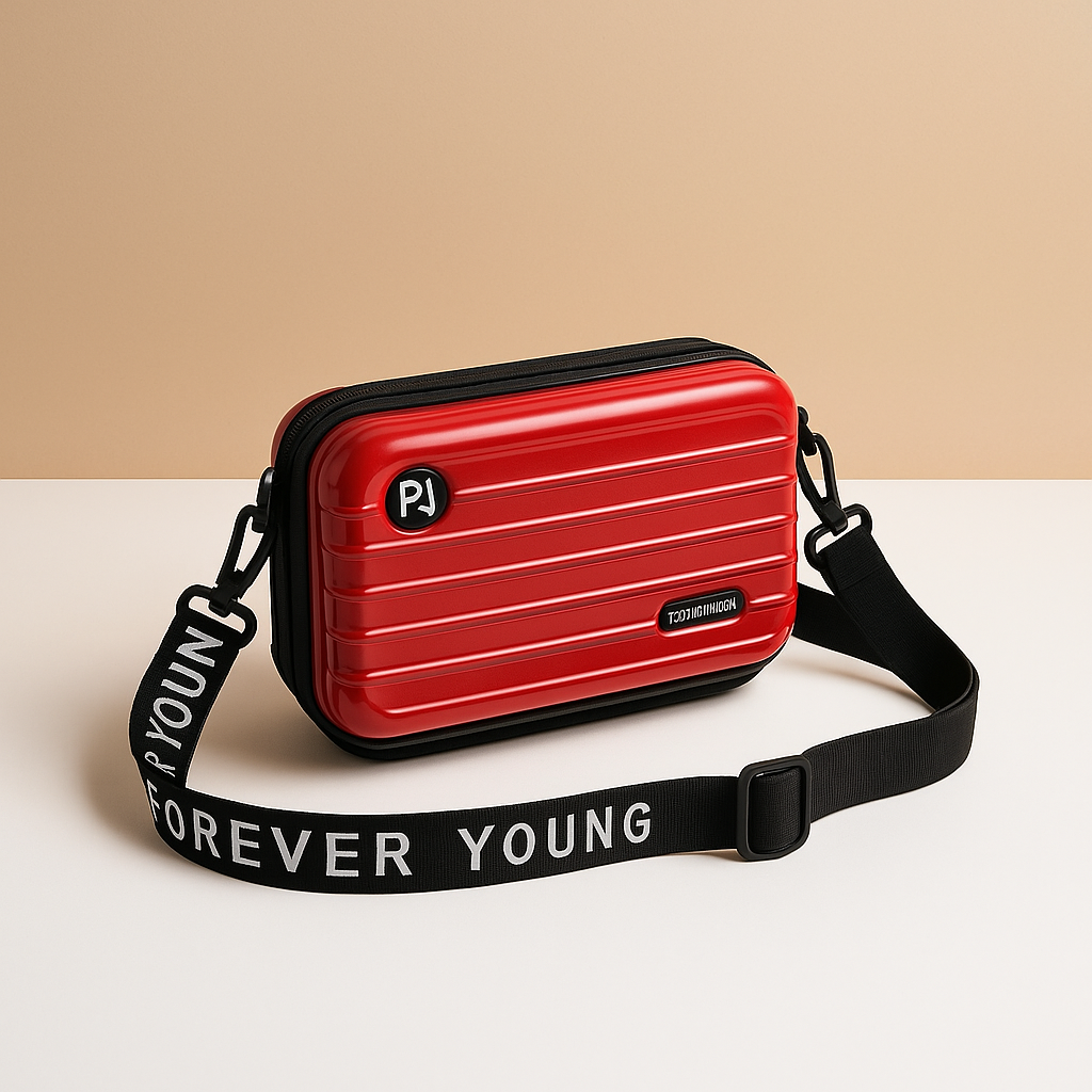 Mini suitcase crossbody bag | Harper