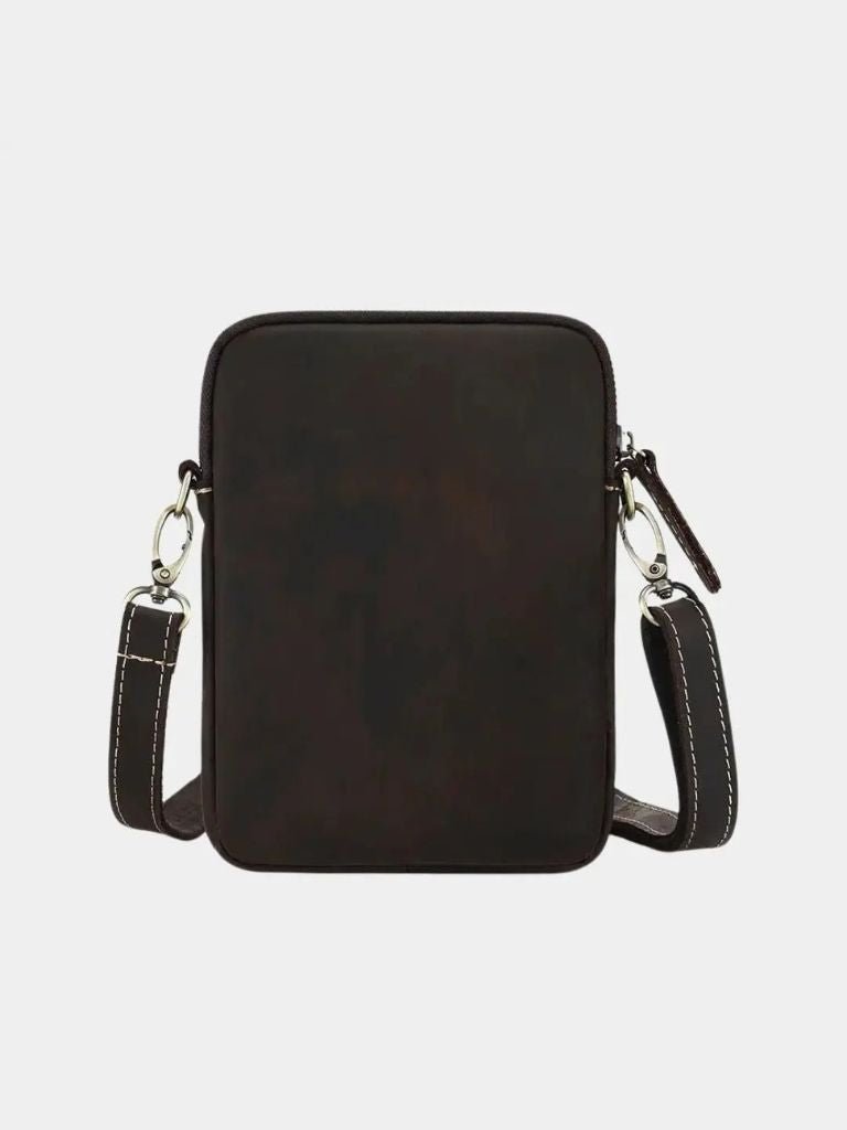 Rowan Minimalist Leather Crossbody Bag
