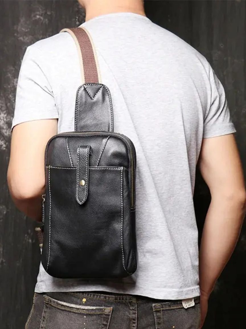 Rowan Minimalist Leather Shoulder Bag
