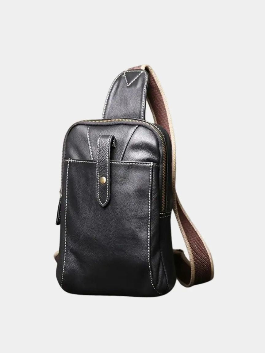 Rowan Minimalist Leather Shoulder Bag