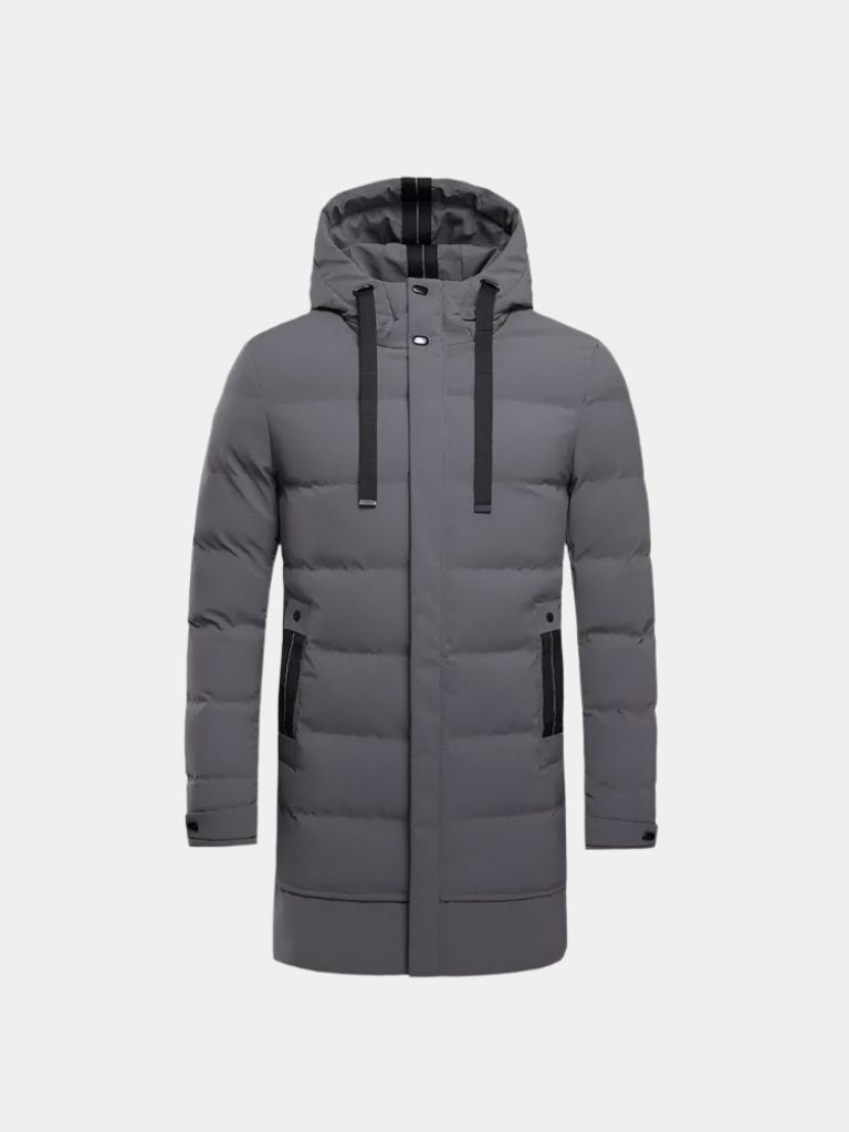 Rowan Long Minimalist Puffer Coat
