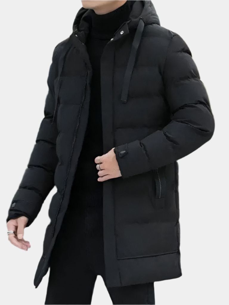 Rowan Long Minimalist Puffer Coat