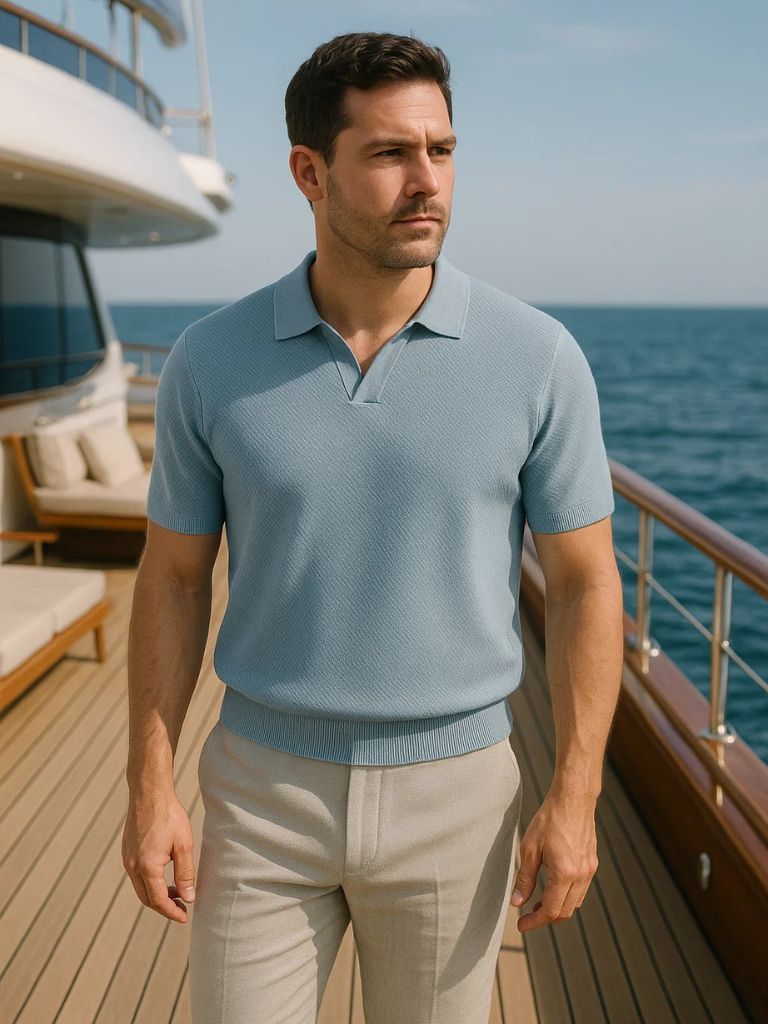 Old Money Cotton Polo - Rowan