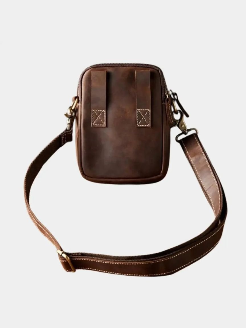 Rowan Men's Vintage Leather Shoulder Bag