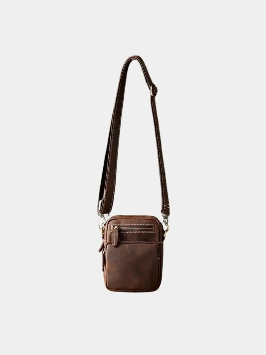 Rowan Men's Vintage Leather Shoulder Bag