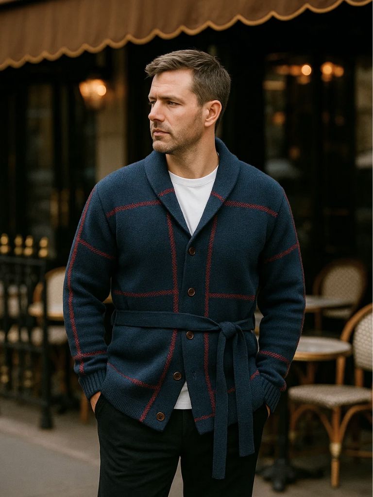 Rowan Rome Knit Coat with Belt