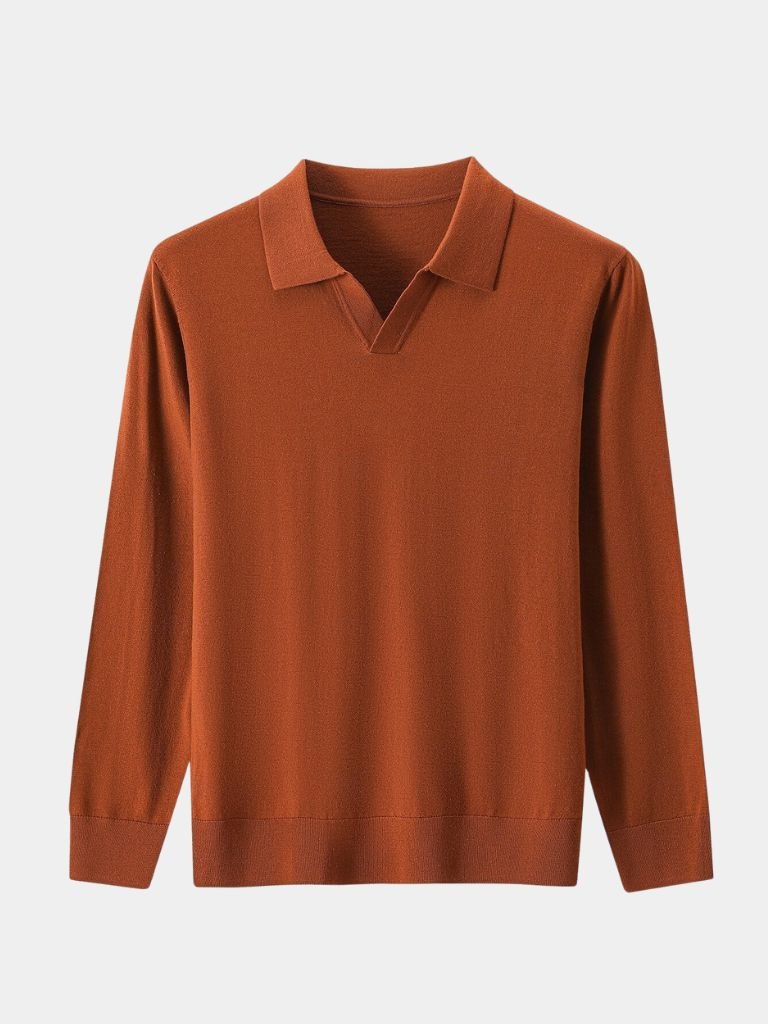 Royal Comfort Long Sleeve Polo - Rowan