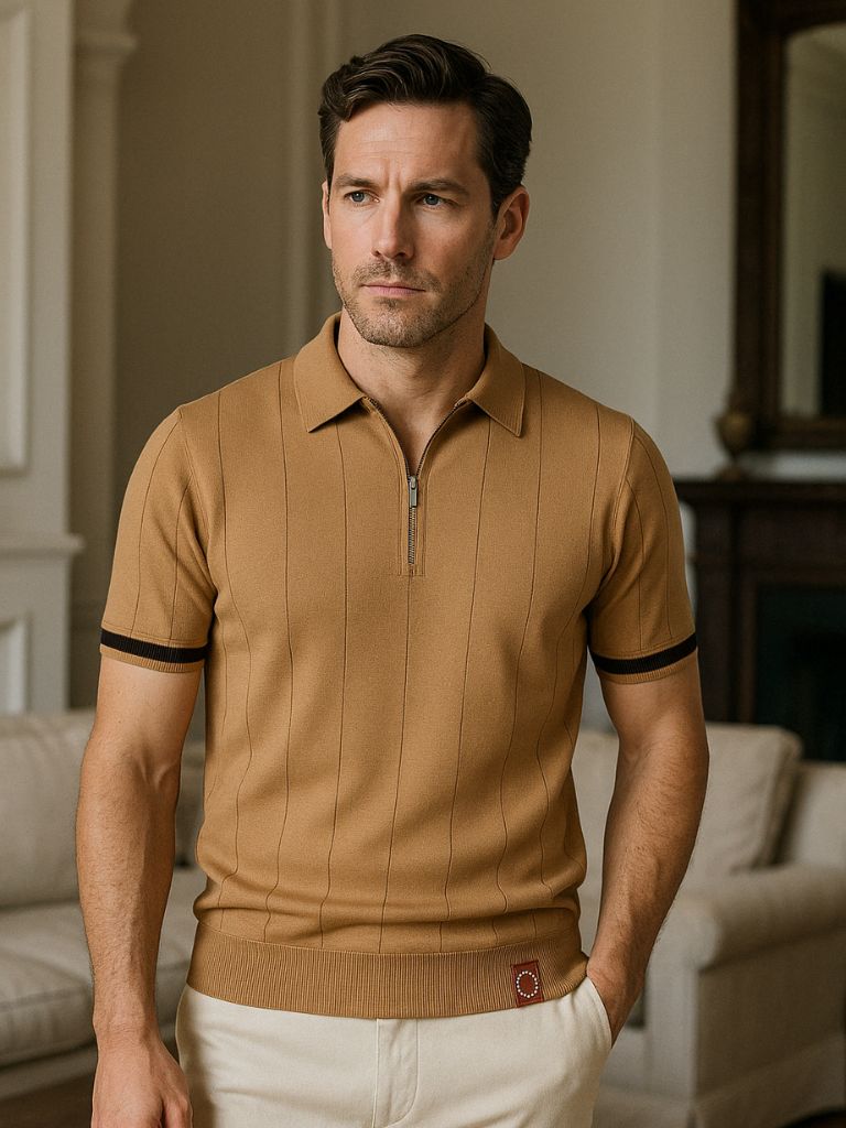 Royal Zip Polo – Rowan