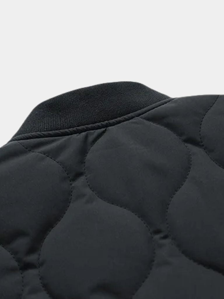 Rowan Padded Sherpa Sleeve Bomber Jacket