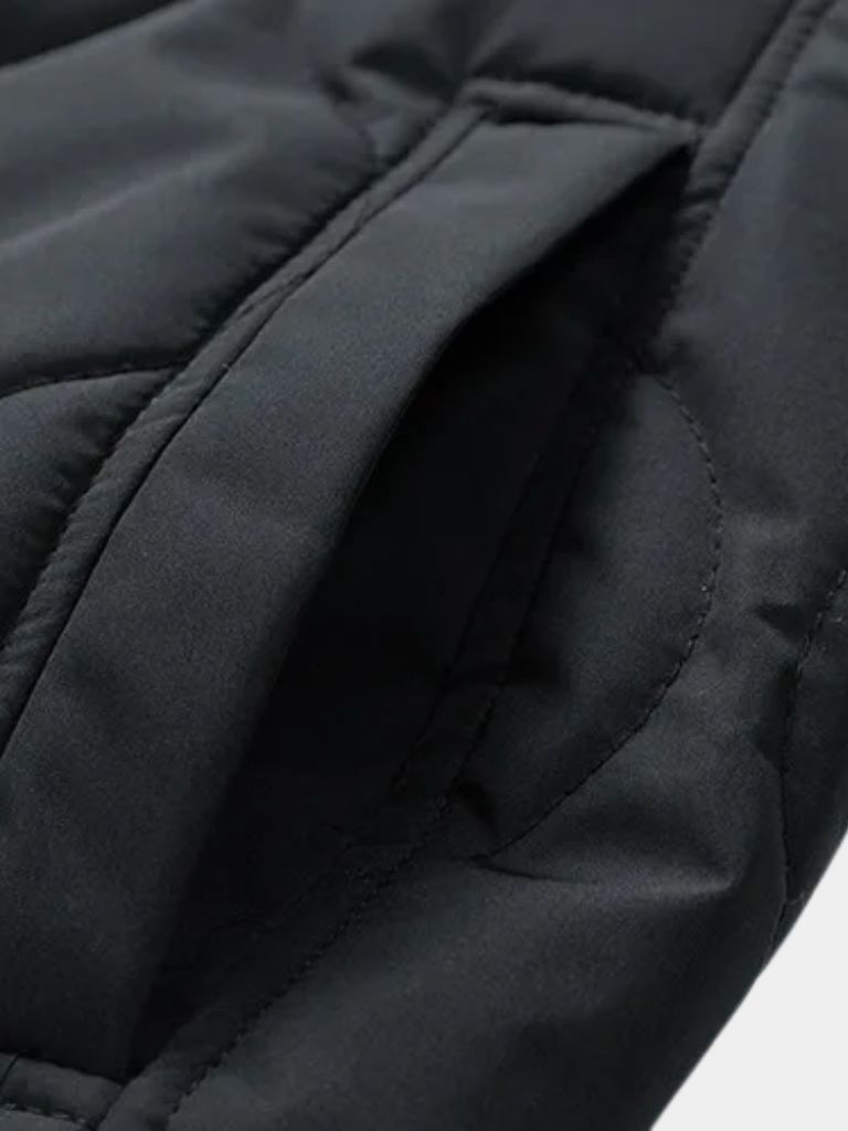 Rowan Padded Sherpa Sleeve Bomber Jacket