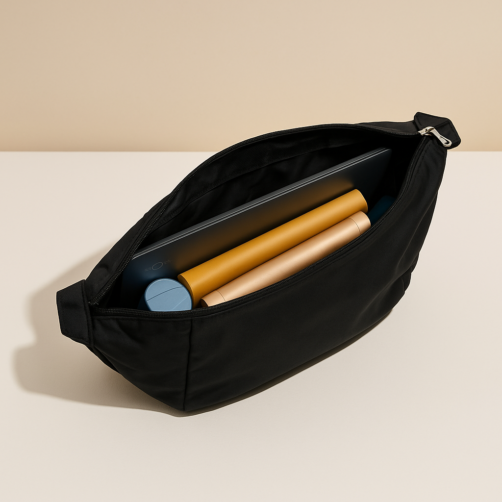 Spacious puffer crossbody bag | Olivea