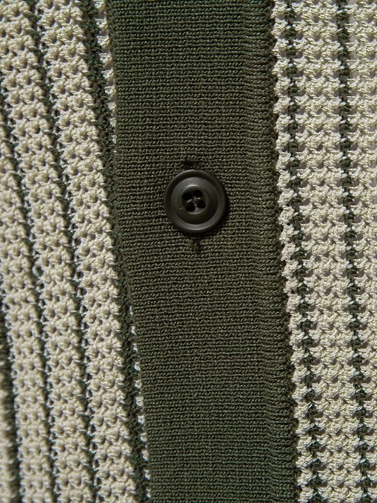 Striped Knit Polo - Rowan