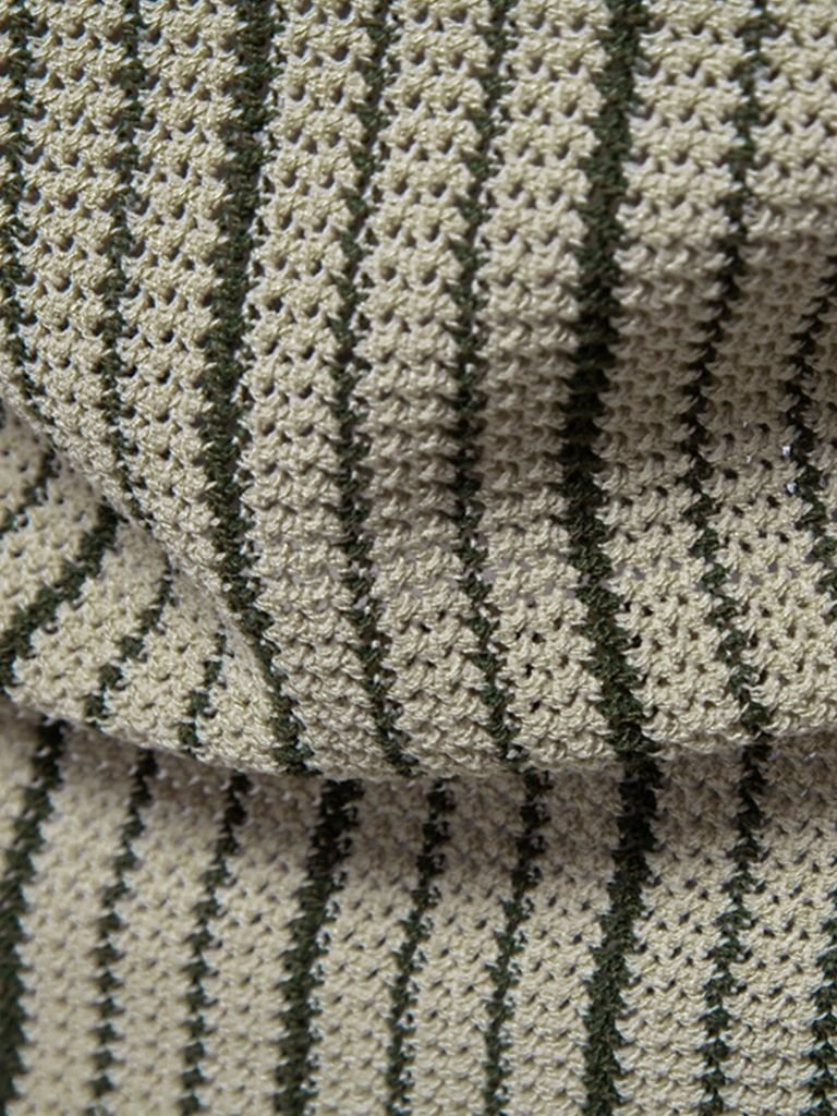 Striped Knit Polo - Rowan