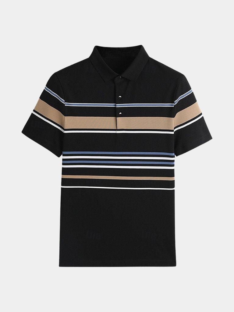 Sunset Striped Polo – Rowan
