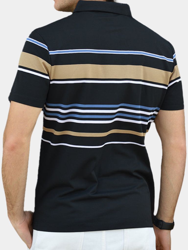 Sunset Striped Polo – Rowan