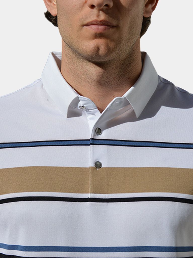 Sunset Striped Polo – Rowan