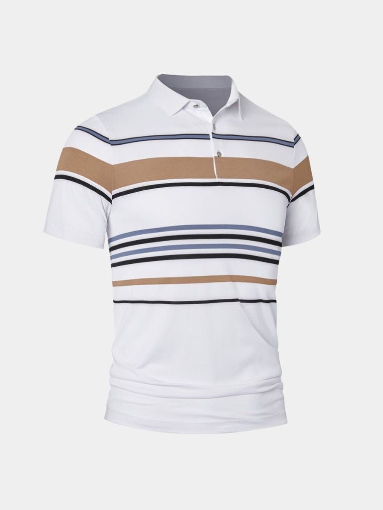 Sunset Striped Polo – Rowan