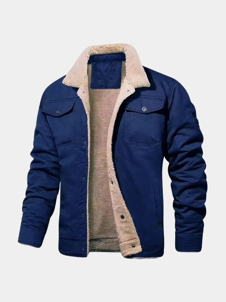 Retro Fleece Bomber Jacket - Rowan