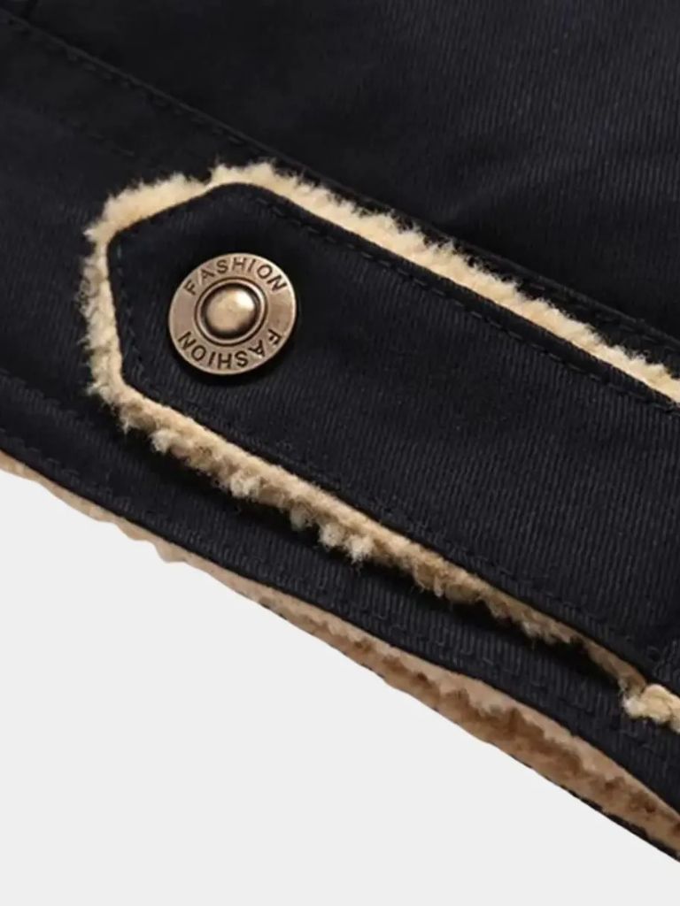 Retro Fleece Bomber Jacket - Rowan
