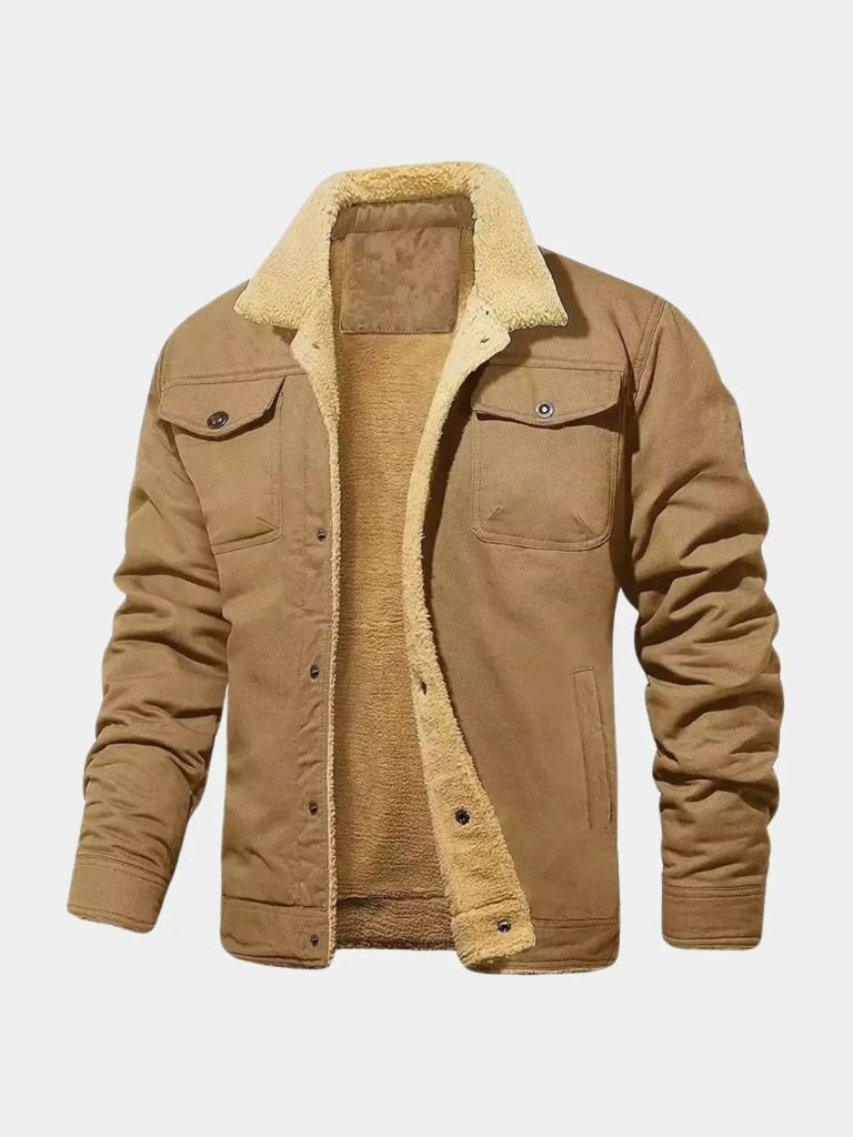 Retro Fleece Bomber Jacket - Rowan