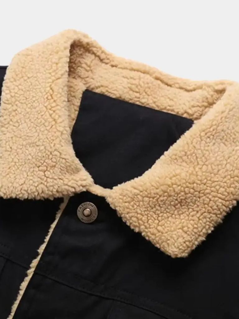 Retro Fleece Bomber Jacket - Rowan