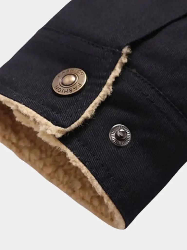 Retro Fleece Bomber Jacket - Rowan