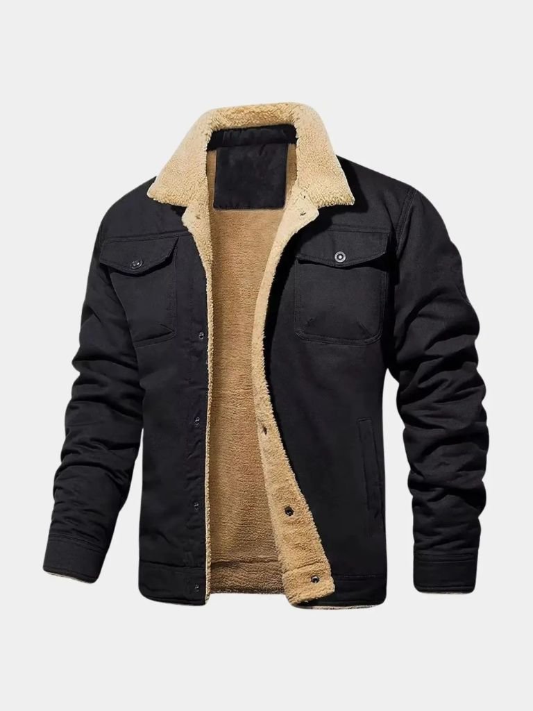 Retro Fleece Bomber Jacket - Rowan