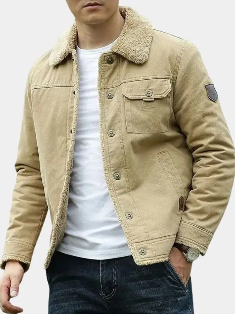 Retro Military Aviator Jacket - Rowan