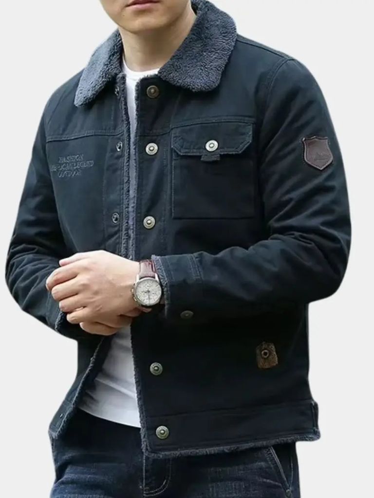Retro Military Aviator Jacket - Rowan