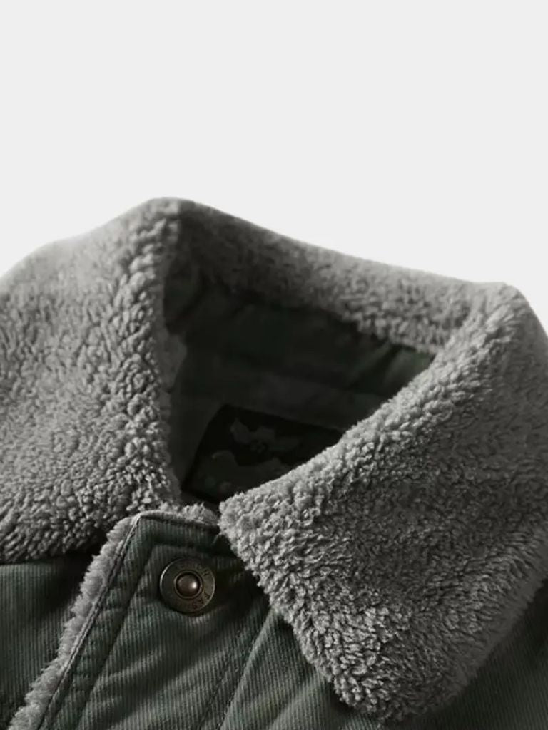 Retro Military Aviator Jacket - Rowan