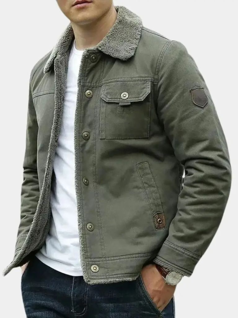 Retro Military Aviator Jacket - Rowan