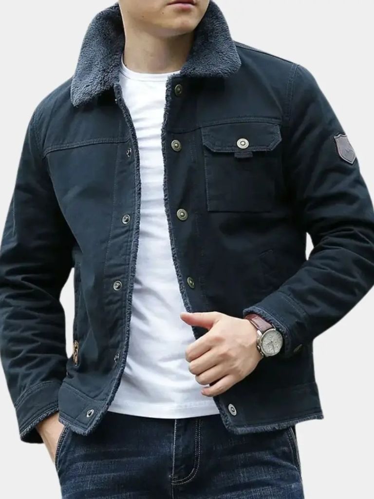Retro Military Aviator Jacket - Rowan