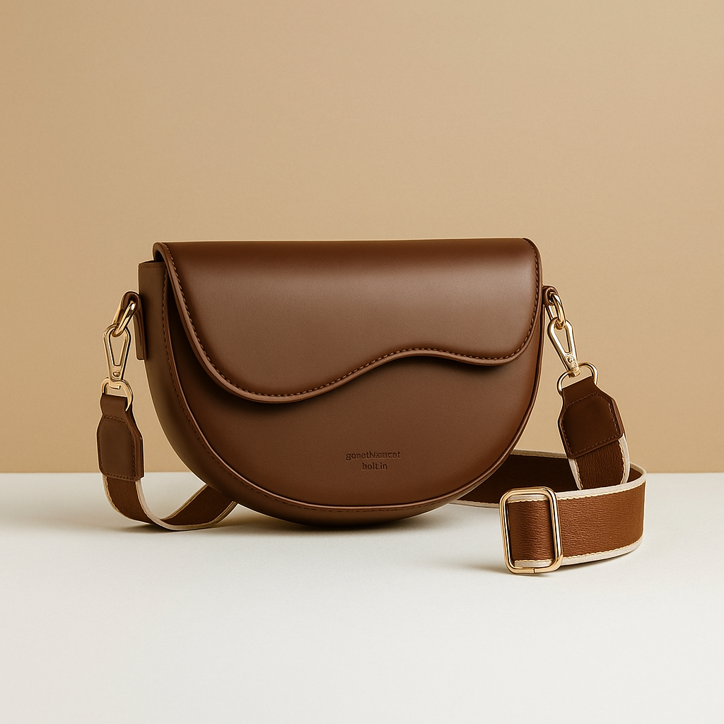Vintage saddle crossbody bag | Ruby