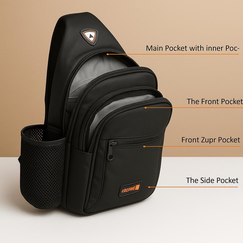 Waterbottle carrier chest bag | Mason