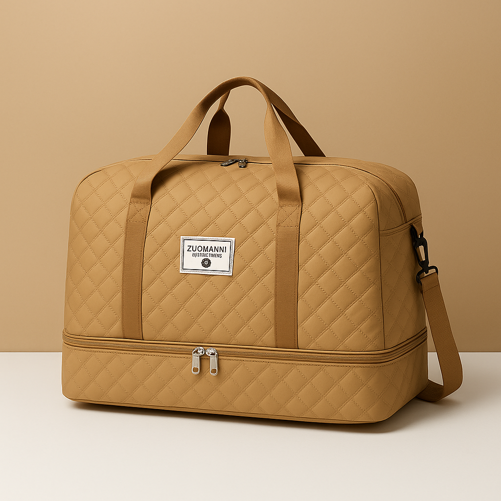 Weekender duffle bag with shoe compartment | Florence