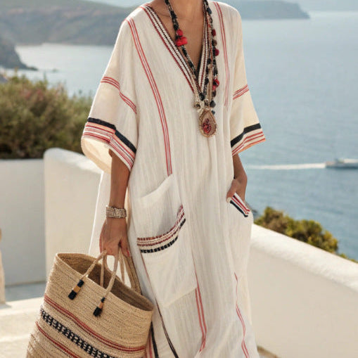 Caftan Dress "Camille" – Mediterranean Spirit