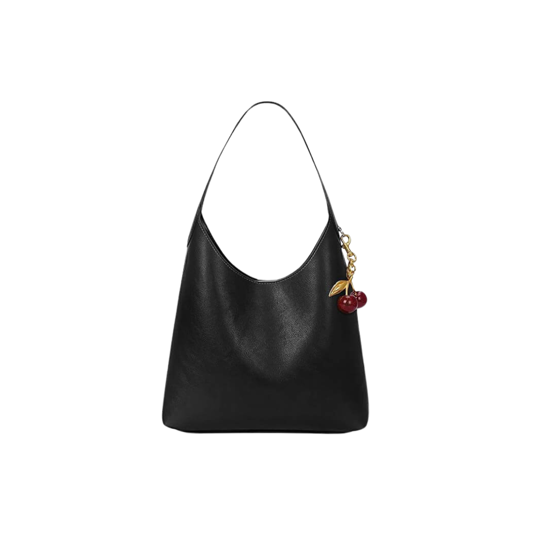 Clotilde | Faux Leather Bag with Cherry Charm