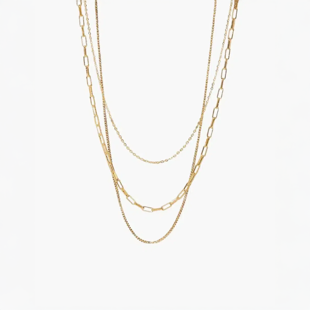 Eloria | Overlapping Necklace in Parisian Chic