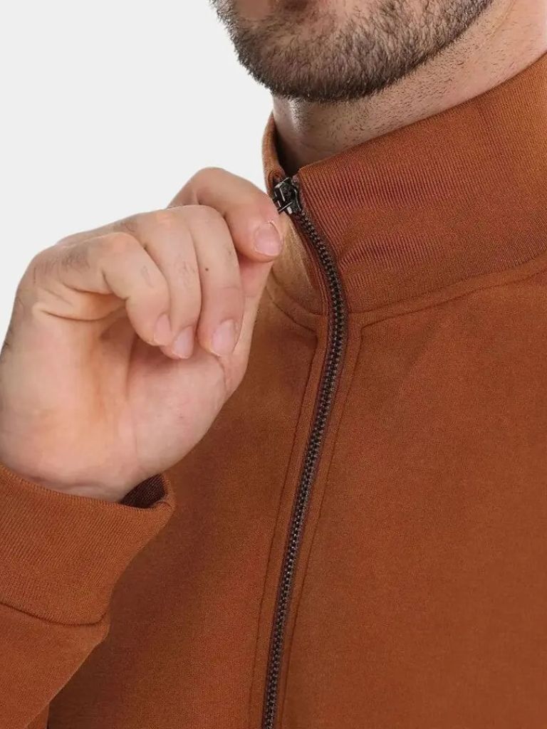Hooded Sweatshirt with Zipper - Rowan